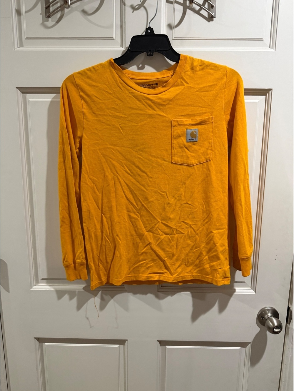 Carhartt Outdoor Division Long Sleeve Pocket T-Shirt Yellow Large